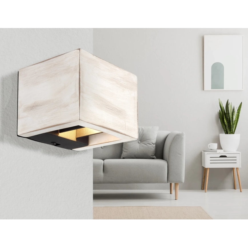 Globo - Світлодіодний настінний світильник LED/8W/230V кремовий