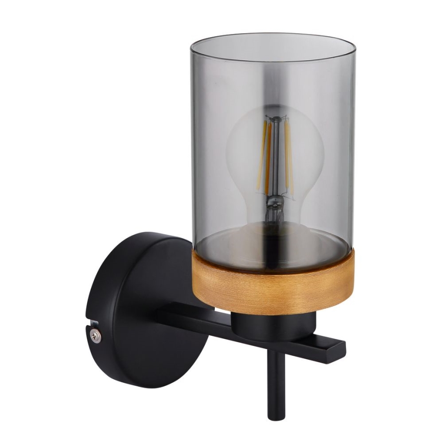 Globo - Настінний світильник 1xE27/40W/230V метал/дерево