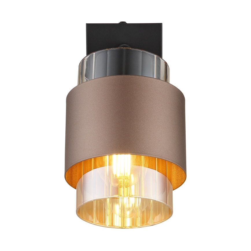 Globo - Настенный точечный светильник 1xE27/40W/230V черный/бронзовый