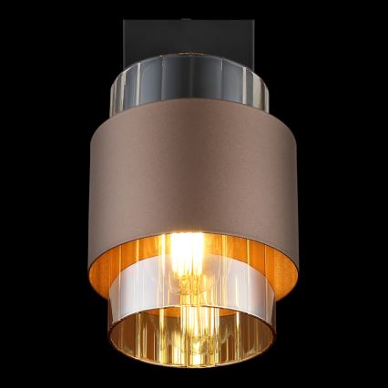 Globo - Настінний точковий світильник 1xE27/40W/230V чорний/бронзовий