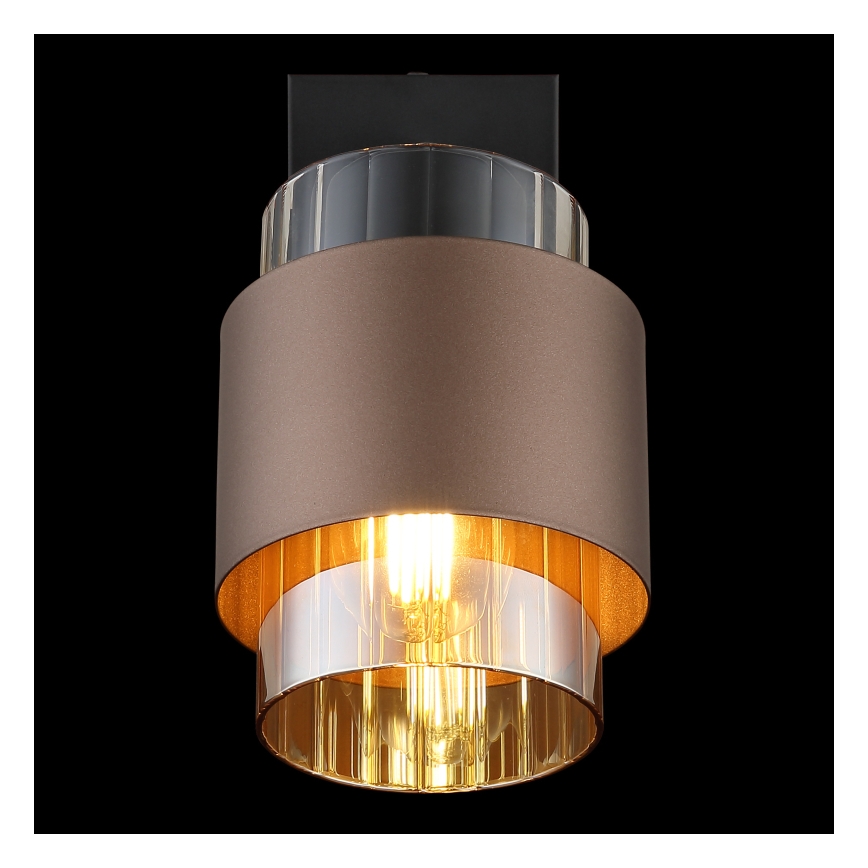 Globo - Настінний точковий світильник 1xE27/40W/230V чорний/бронзовий