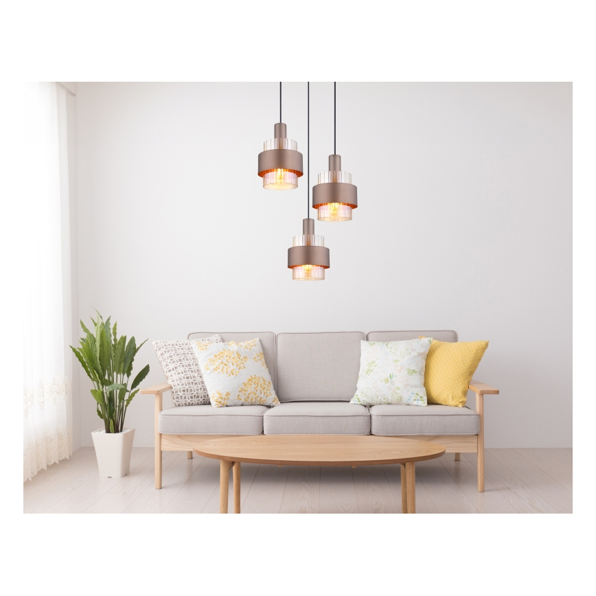 Globo - Люстра на шнурі 3xE27/60W/230V