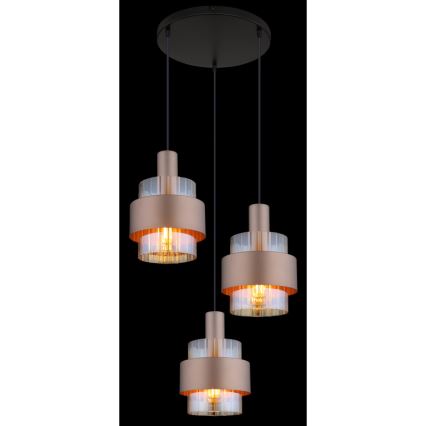 Globo - Подвесная люстра 3xE27/60W/230V диаметр 45 см