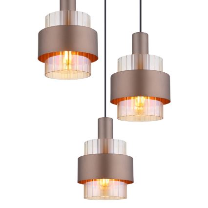 Globo - Подвесная люстра 3xE27/60W/230V диаметр 45 см