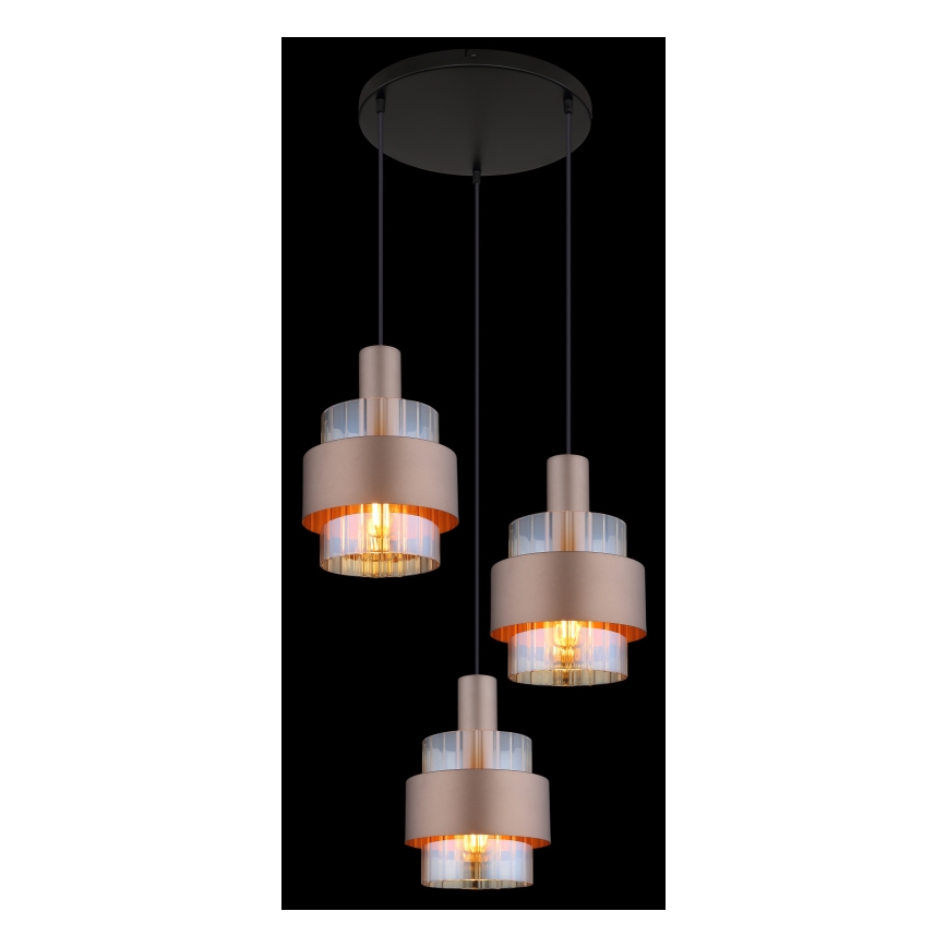 Globo - Подвесная люстра на тросе 3xE27/60W/230V