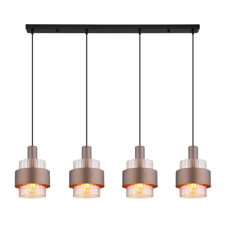 Globo - Підвісна люстра 4xE27/60W/230V