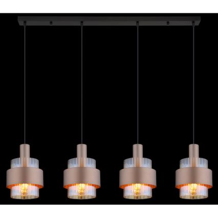 Globo - Підвісна люстра 4xE27/60W/230V