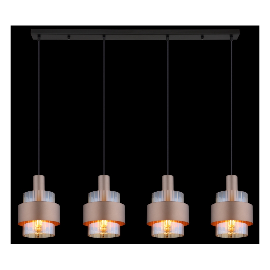 Globo - Підвісна люстра 4xE27/60W/230V