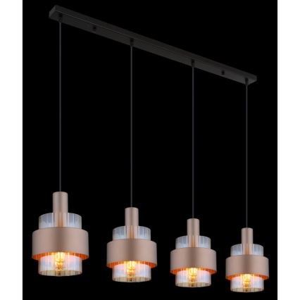 Globo - Подвесная люстра 4xE27/60W/230V