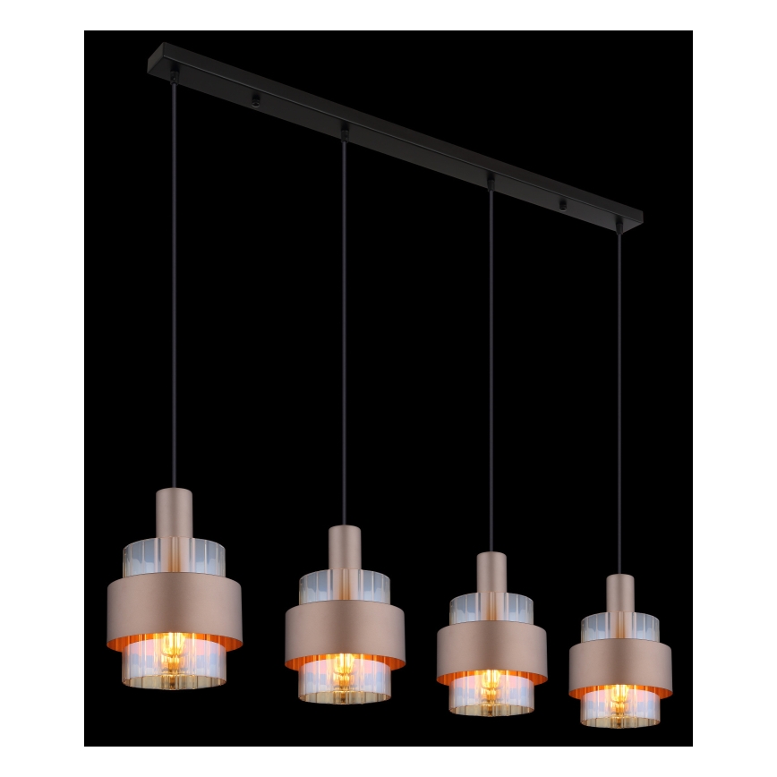 Globo - Подвесная люстра 4xE27/60W/230V