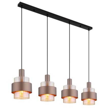 Globo - Подвесная люстра 4xE27/60W/230V