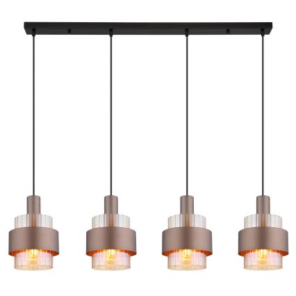 Globo - Подвесная люстра 4xE27/60W/230V