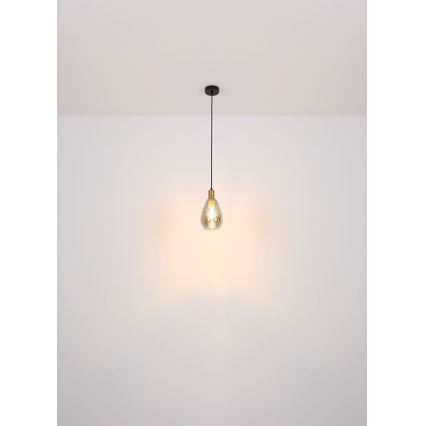 Globo - Підвісна люстра 1xE27/40W/230V латунь