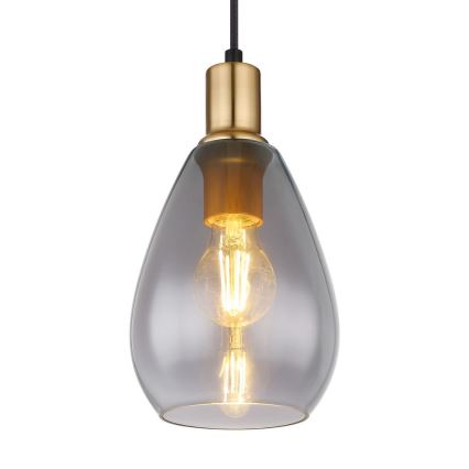Globo - Підвісна люстра 1xE27/40W/230V латунь