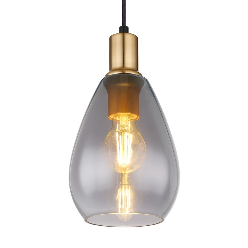 Globo - Підвісна люстра 1xE27/40W/230V латунь