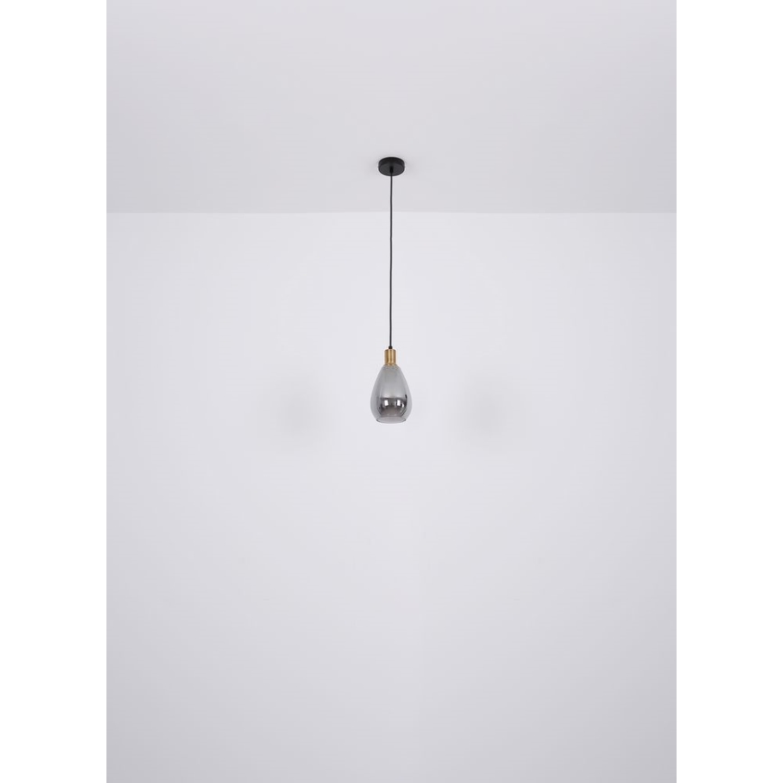 Globo - Подвесная люстра 1xE27/40W/230V латунь