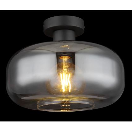 Globo - Пристельова люстра 1xE27/40W/230V діаметр 28 см сірий