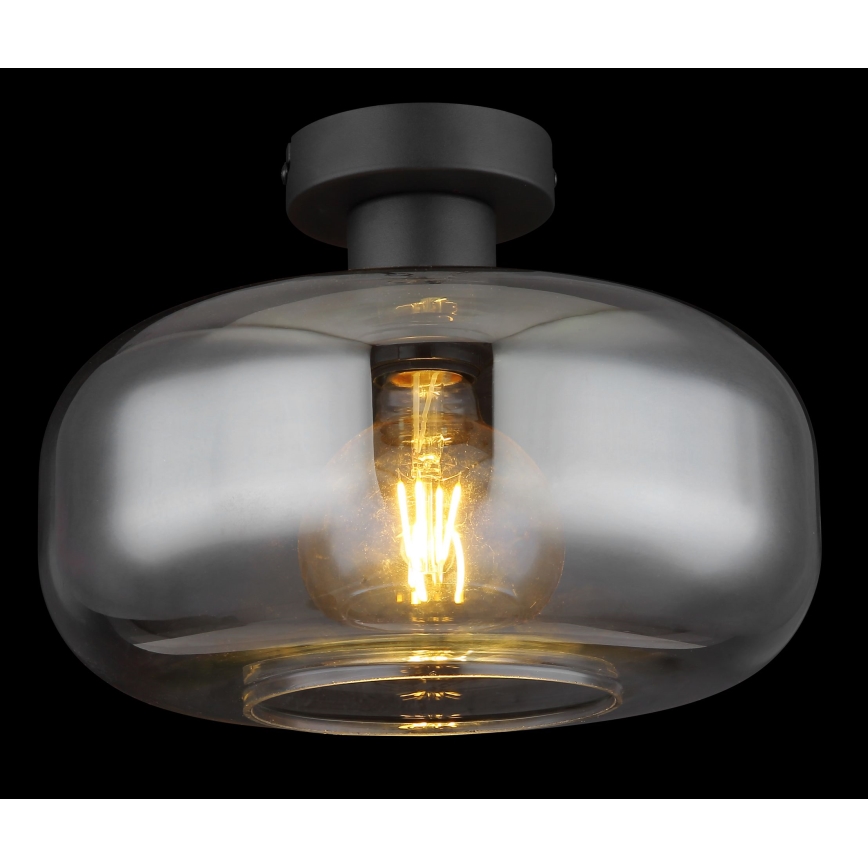 Globo - Пристельова люстра 1xE27/40W/230V діаметр 28 см сірий
