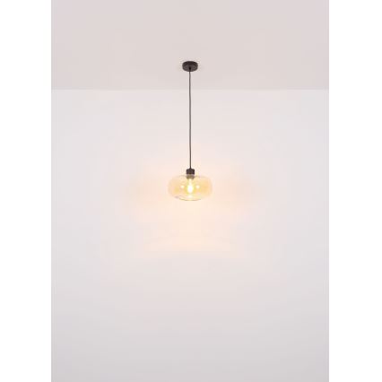 Globo - Подвесная люстра 1xE27/40W/230V диаметр 28 см прозрачный