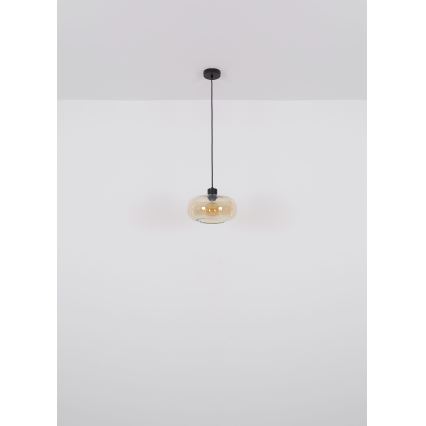 Globo - Подвесная люстра 1xE27/40W/230V диаметр 28 см прозрачный