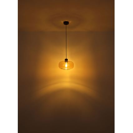 Globo - Подвесная люстра 1xE27/40W/230V диаметр 28 см прозрачный