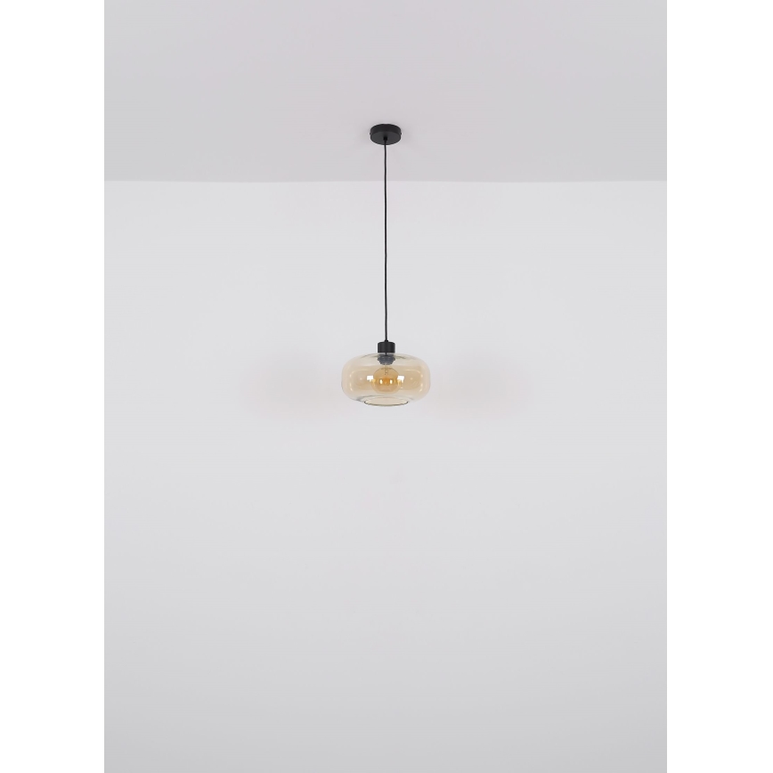 Globo - Подвесная люстра 1xE27/40W/230V диаметр 28 см прозрачный