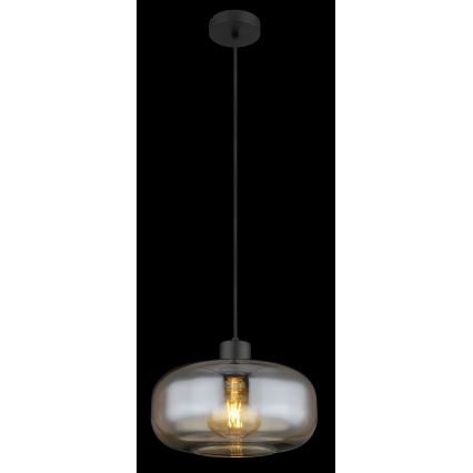 Globo - Подвесная люстра 1xE27/40W/230V диаметр 28 см прозрачный