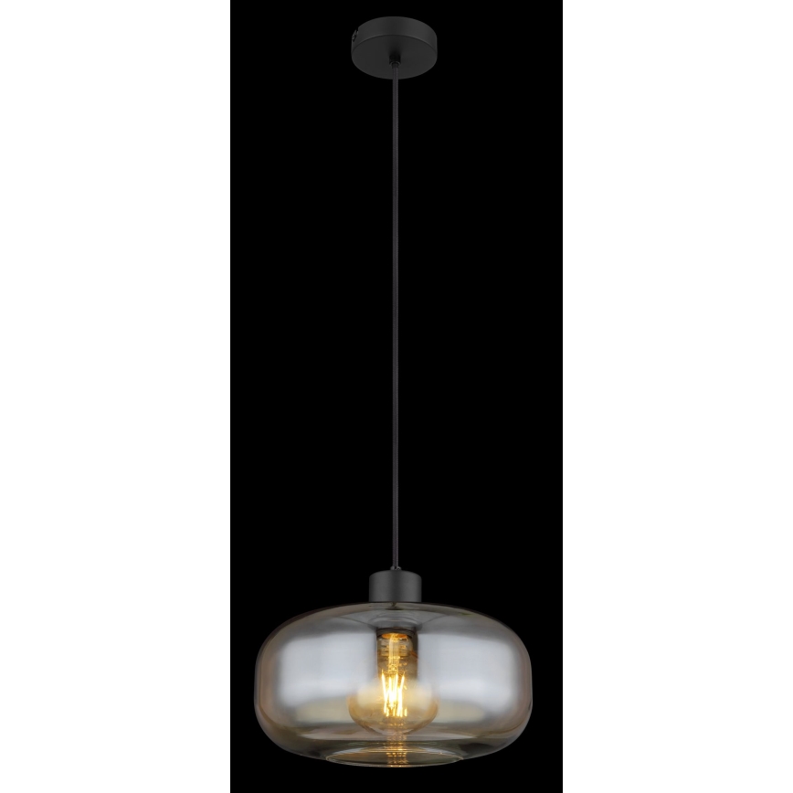Globo - Подвесная люстра 1xE27/40W/230V диаметр 28 см прозрачный