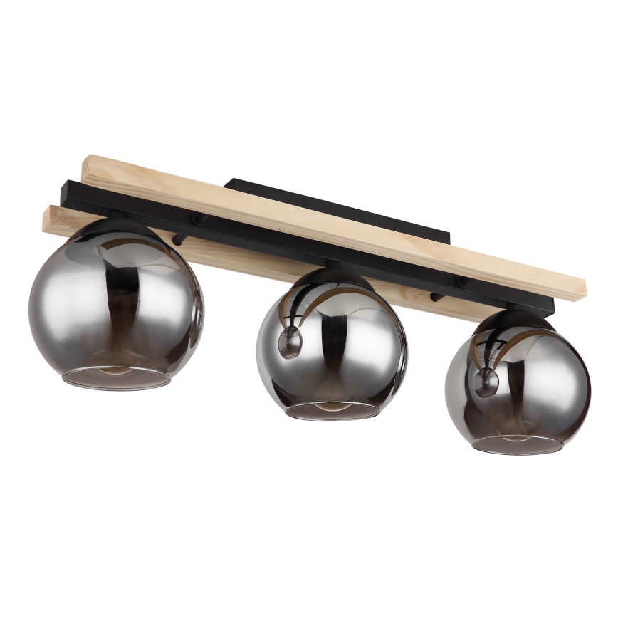 Globo - Припотолочная люстра 3xE27/25W/230V сосна