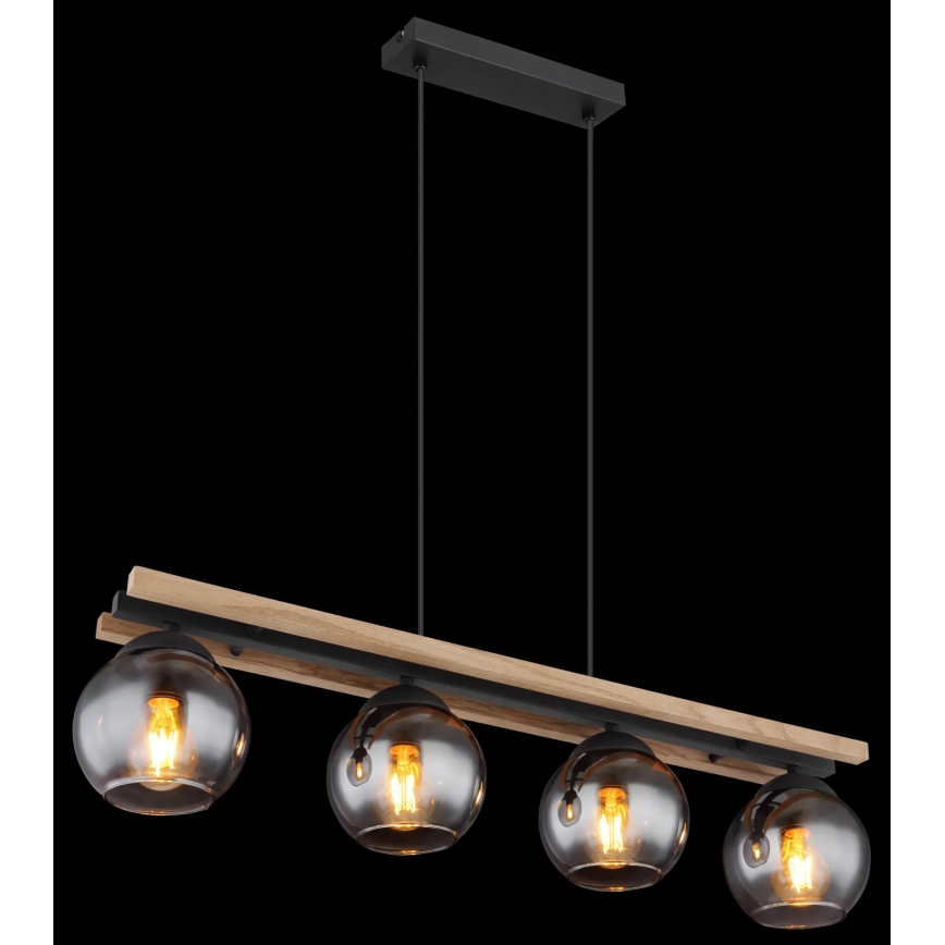 Globo - Підвісна люстра 4xE27/25W/230V