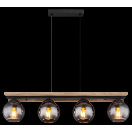 Globo - Підвісна люстра 4xE27/25W/230V