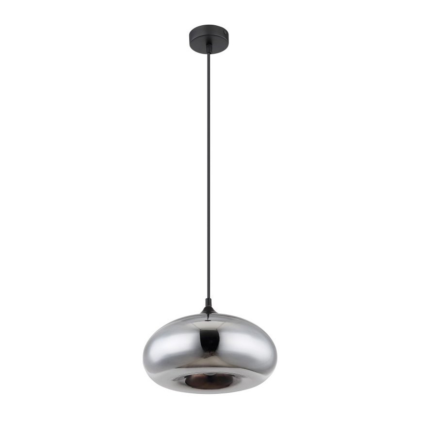 Globo - Люстра на тросе 1xE27/60W/230V блестящий хром