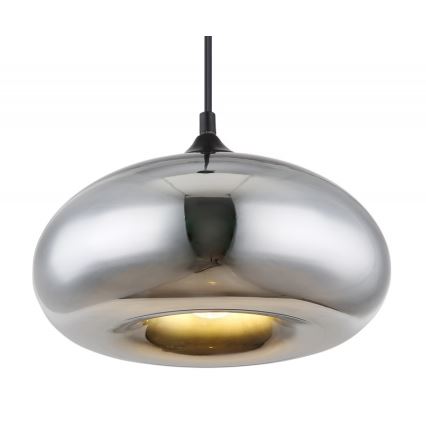 Globo - Люстра на тросе 1xE27/60W/230V блестящий хром