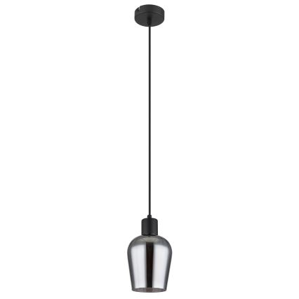 Globo - Підвісна люстра 1xE27/40W/230V діаметр 13,5 см чорний