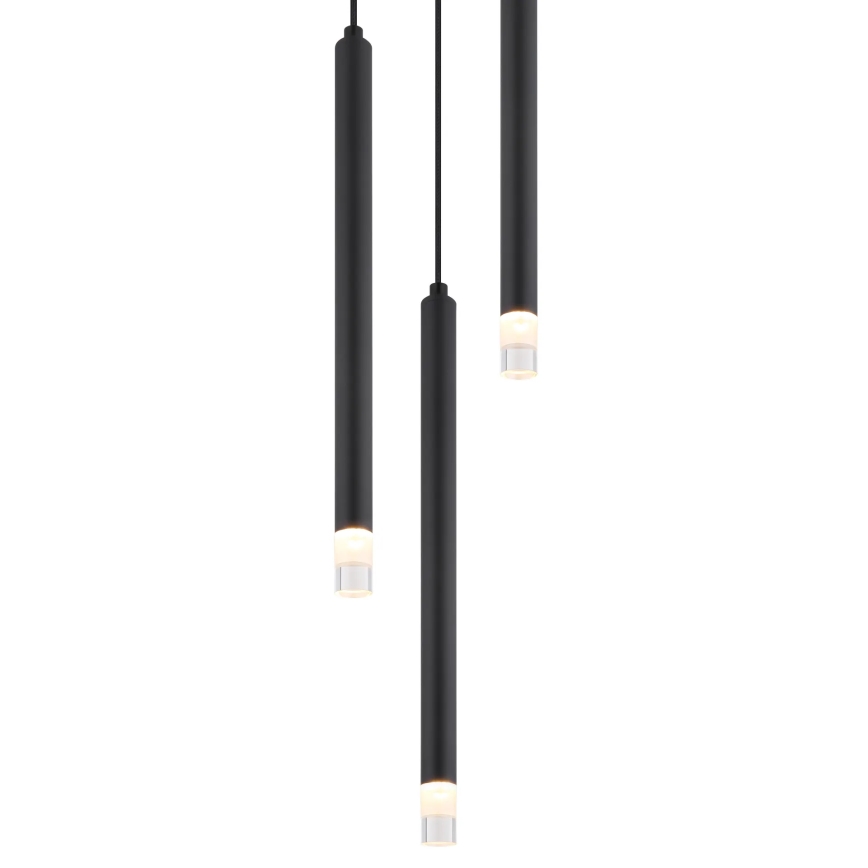 Globo - Підвісна люстра 3xG9/4W/230V діаметр 24 см чорний