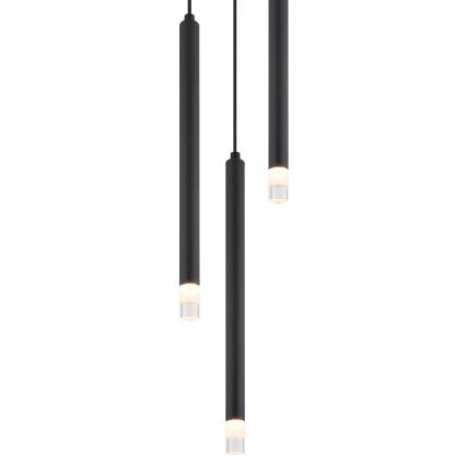 Globo - Подвесная люстра 3xG9/4W/230V диаметр 24 см черный