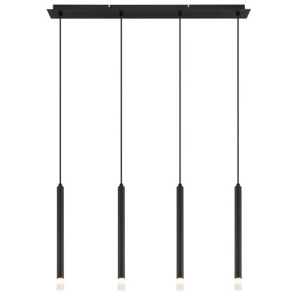 Globo - Підвісна люстра 4xG9/4W/230V чорний