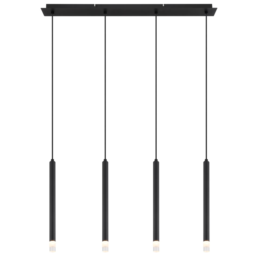 Globo - Підвісна люстра 4xG9/4W/230V чорний