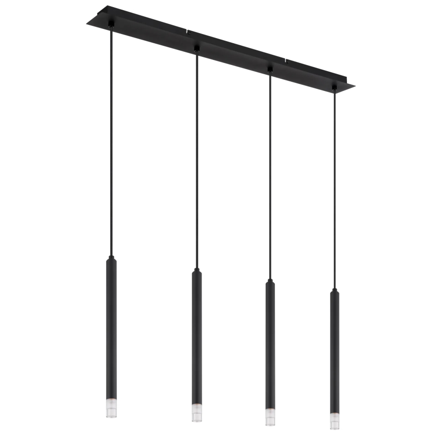 Globo - Подвесная люстра 4xG9/4W/230V черный