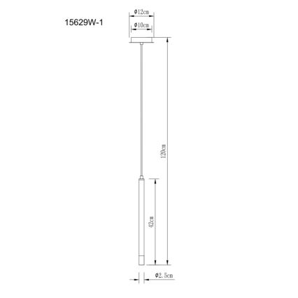 Globo - Подвесная люстра 1xG9/4W/230V диаметр 12 см