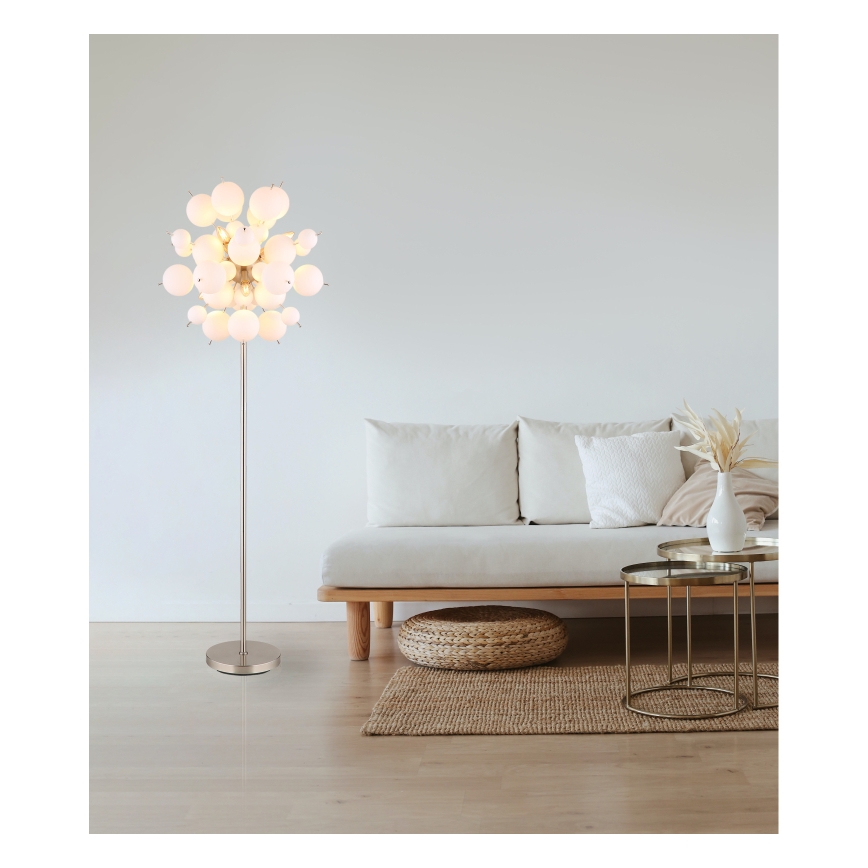 Globo - Торшер 6xE14/25W/230V белый