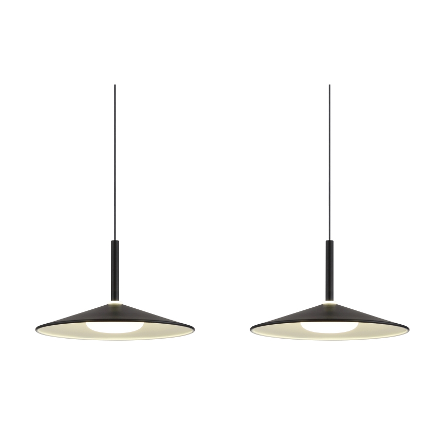 Globo - LED люстра на тросі LED/24W/230V 4000K чорна