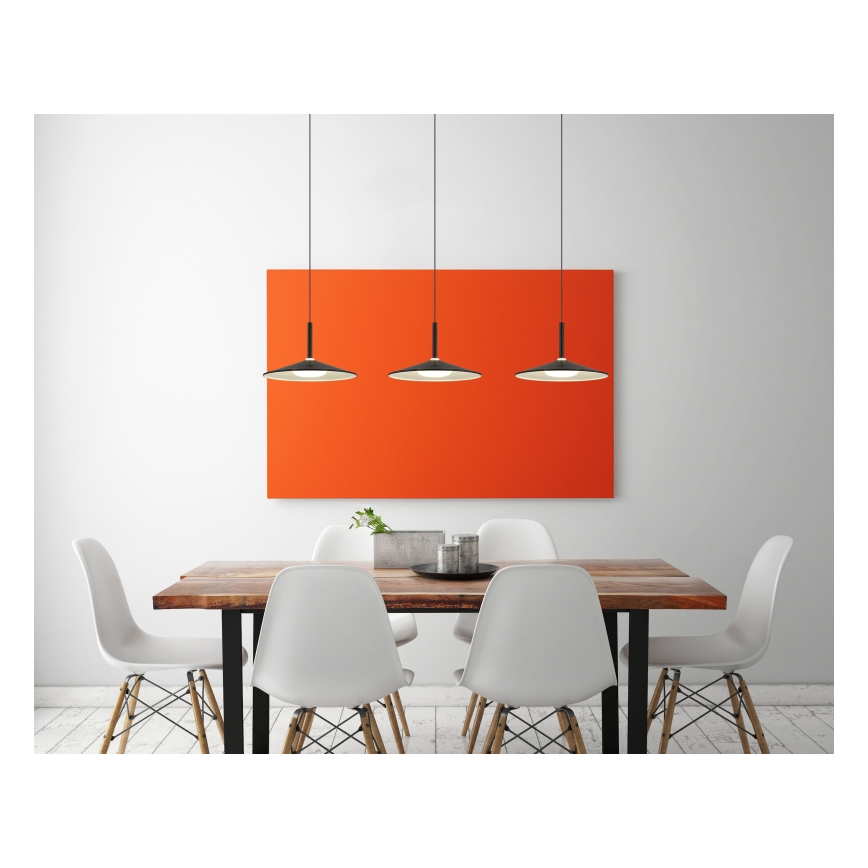 Globo - LED люстра на тросе LED/24W/230V 4000K чёрная