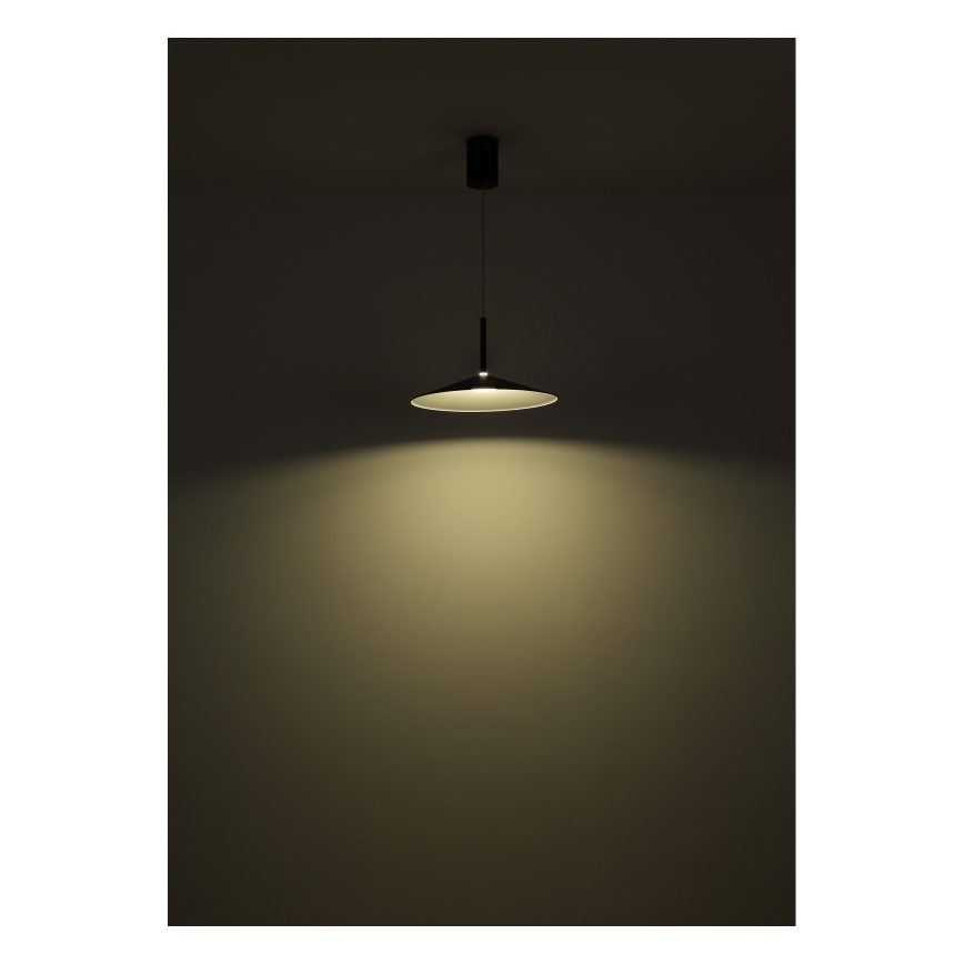 Globo - LED-люстра на тросі LED/18W/230V 4000K чорна