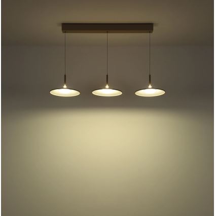 Globo - LED люстра на тросе LED/24W/230V 4000K бежевая