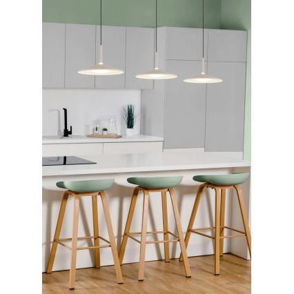 Globo - LED-люстра на тросі LED/24W/230V 4000K кремова