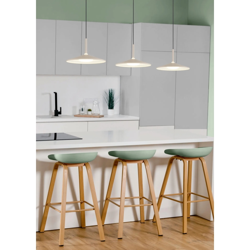 Globo - LED-люстра на тросі LED/24W/230V 4000K кремова