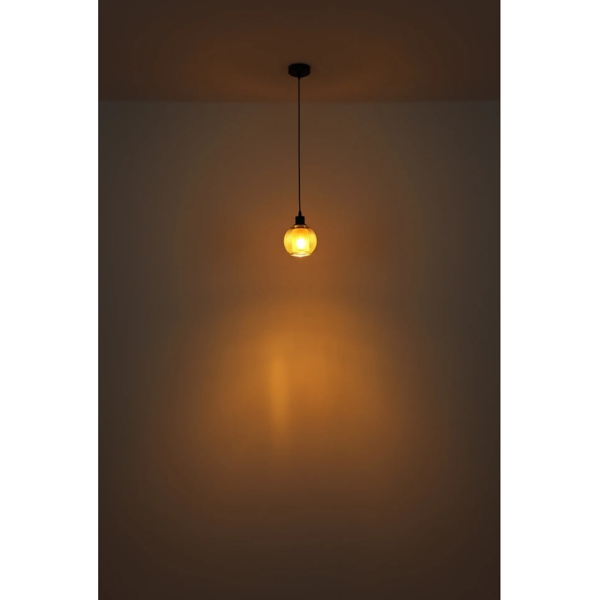 Globo - Подвесная люстра 1xE27/25W/230V диаметр 15 см медный