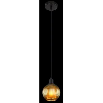Globo - Подвесная люстра 1xE27/25W/230V диаметр 15 см зеленый