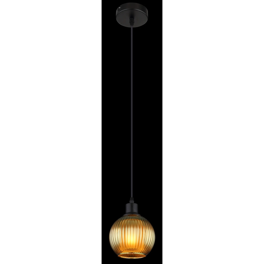 Globo - Подвесная люстра 1xE27/25W/230V диаметр 15 см зеленый